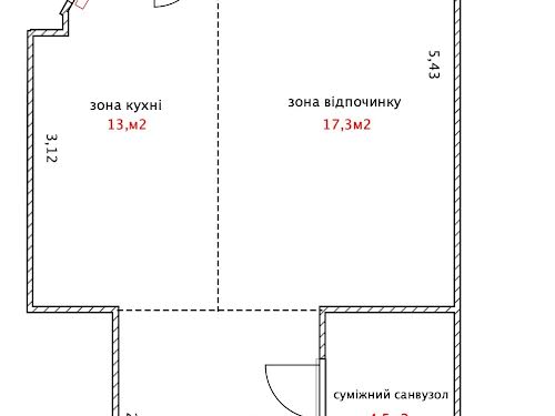 квартира за адресою Костанайська вул., 13