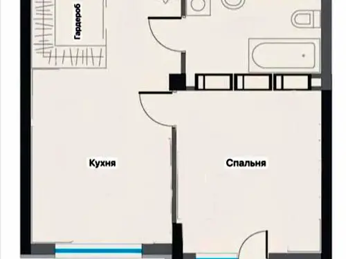 квартира по адресу Михаила Бойчука ул. (Киквидзе), 41-Б