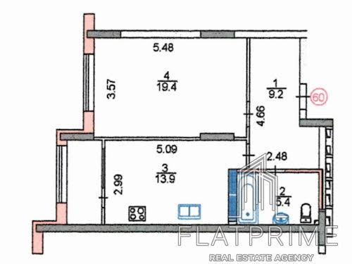 квартира за адресою Глушкова академіка просп., 9Г