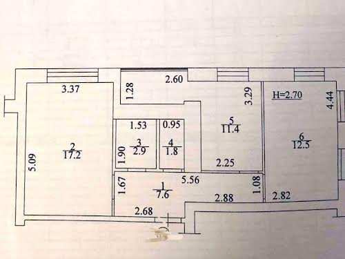 квартира по адресу Новооскольская ул., 8