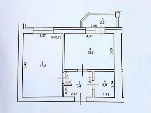 квартира по адресу Васильковая ул., 2/1