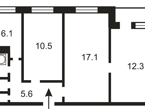 квартира по адресу Миропольская ул., 3