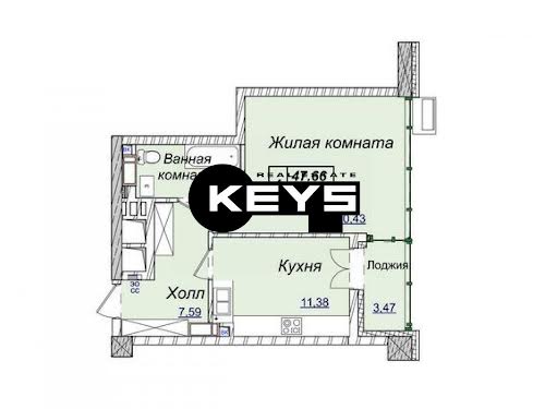 квартира за адресою Київ, Андрія Верхогляда вул. (Драгомирова), 19б