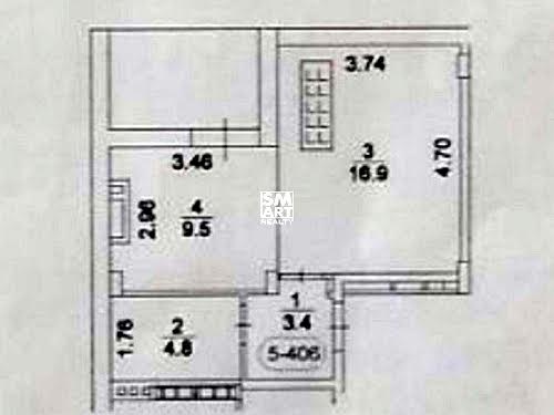 квартира по адресу Регенераторная ул., 4