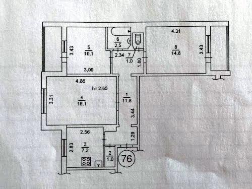 квартира за адресою Червоної Калини просп. (Володимира Маяковського), 93б