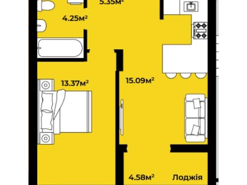 квартира по адресу с. Сокольники, Героїв Крут ул., 4