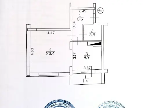 квартира по адресу Щаслива, 4