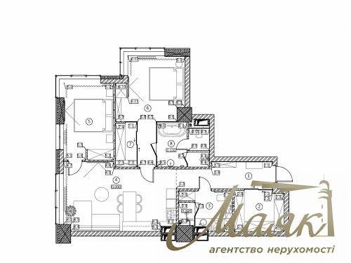 квартира за адресою Київ, Трускавецька вул., 9