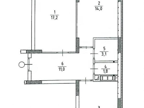 квартира за адресою Козацька вул. (50 років ВЛКСМ), 36Б