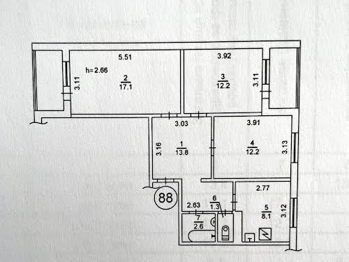 квартира по адресу Закревского Николая ул., 31б