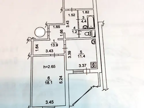 квартира по адресу Радунская ул., 3