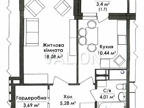 квартира по адресу Киевская ул., 243а