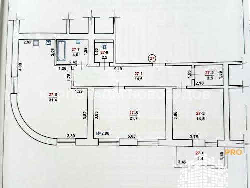 квартира за адресою Ужгород, Олександра Хіри вул., 1