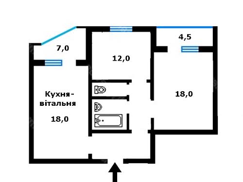 квартира за адресою Червоної Калини просп. (Маяковського Володимира), 91В