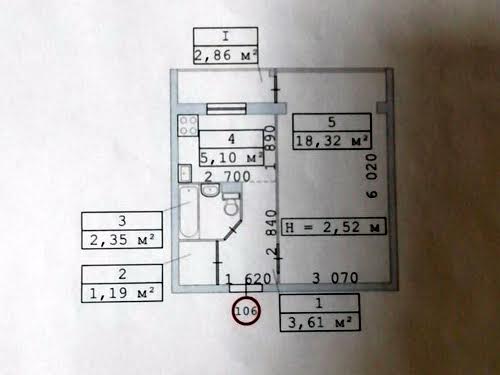 квартира по адресу Отрадный просп. (Чубаря), 38б