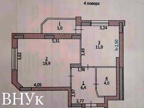 квартира по адресу Тернополь, Троллейбусная ул., 4Б