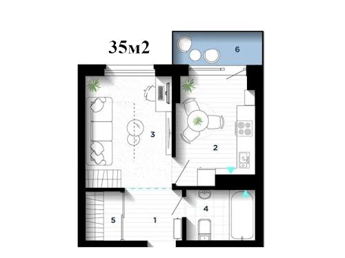 квартира за адресою Флотська вул., 10Б