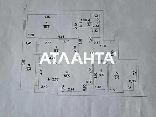 квартира по адресу Одесса, Фонтанская дорога ул., 25