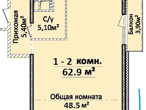 квартира за адресою Новоберегова вул., 12а