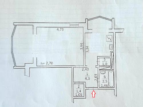 квартира за адресою Одеса, Бувалкіна Владислава вул. (Бочарова Генерала), 41