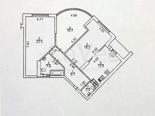 квартира за адресою Максимовича вул. (Трутенка Онуфрія), 3 д