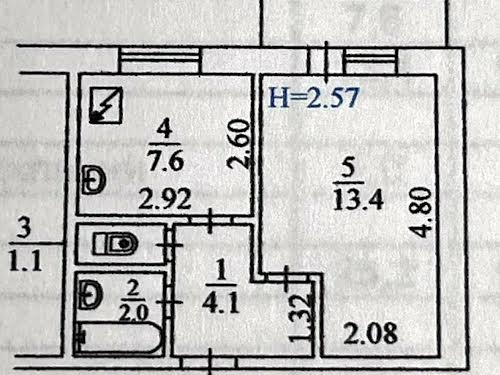 квартира по адресу Оболонский просп., 37