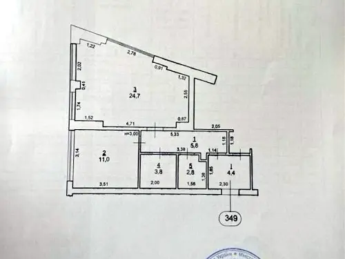 квартира по адресу Заболотного академика ул., 1а