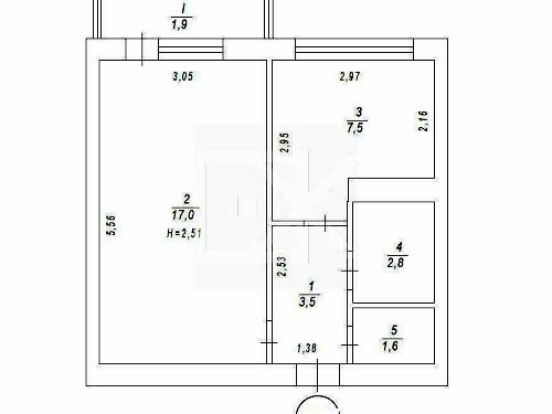 квартира по адресу Александра Архипенко ул. (Залки Мате), 3а