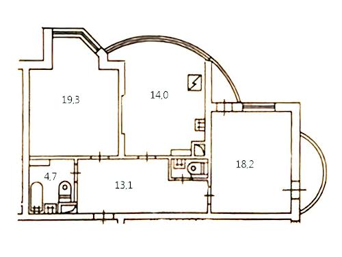 квартира по адресу Урловская ул., 21а