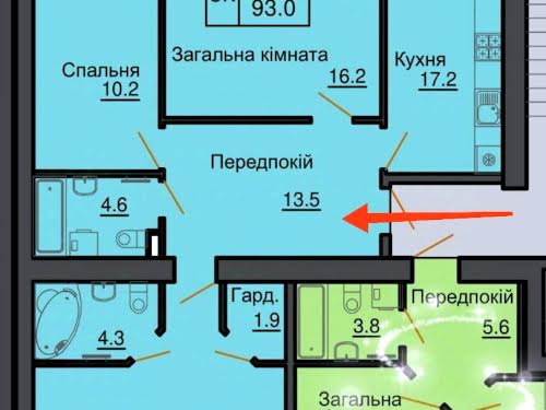 квартира по адресу с. Софиевская борщаговка, Мартинова просп., 17