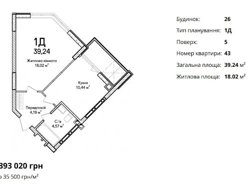 квартира за адресою Кобилянскої, 14