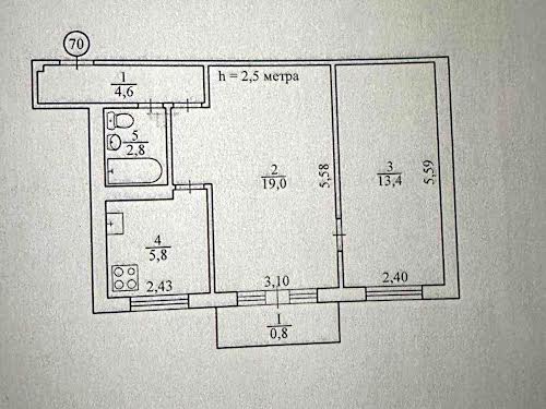 квартира за адресою Соборності, 73