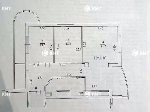 квартира за адресою Клочківська вул., 258