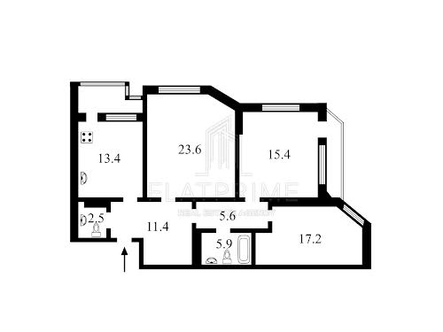 квартира за адресою Олени Пчілки вул., 5