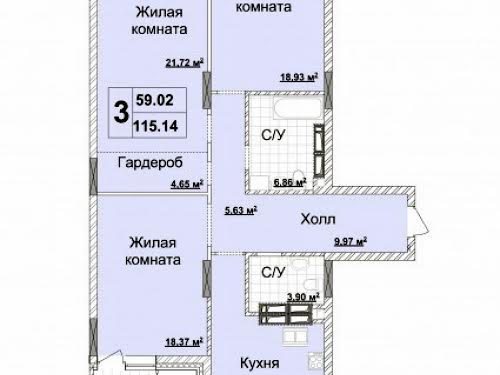 квартира за адресою Київ, Андрія Верхогляда вул. (Михайла Драгомирова), 15б