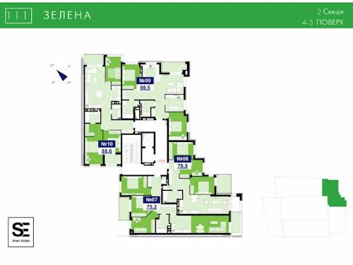 квартира за адресою Зелена вул., 111