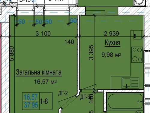 квартира за адресою Героїв Небесної Сотні просп., 14/4