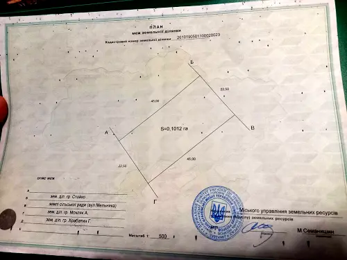 участок по адресу Андрея Мельника ул.