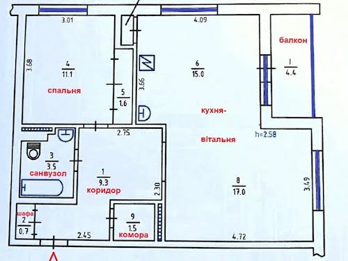 квартира за адресою Першотравнева вул., 24г