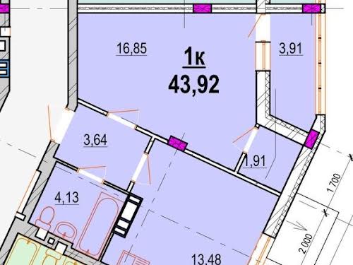 квартира по адресу И.Богуна ул., 5
