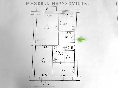 квартира по адресу Підполковника Андрія Авраменка ул. (5-та Продольна), 77