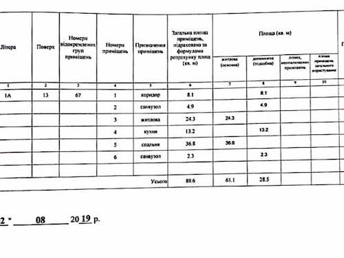 квартира за адресою Київ, Паньківська вул., 20/82