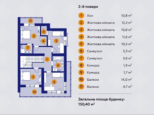 будинок за адресою с. Вовчинець, Прийми, 8