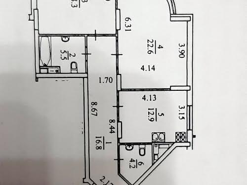 квартира за адресою Київ, Мейтуса композитора вул., 4