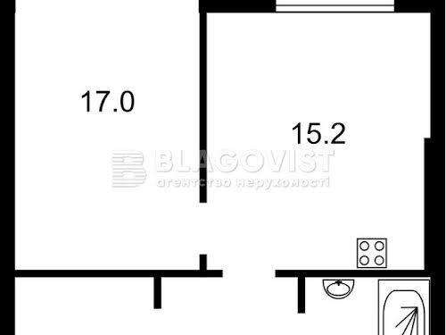 квартира за адресою Метрологічна вул., 23