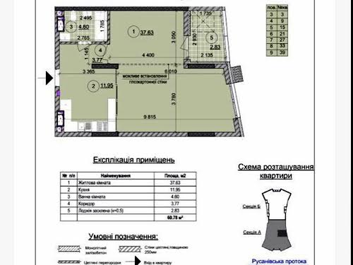 квартира за адресою Євгена Маланюка вул. (Сагайдака Степана), 101