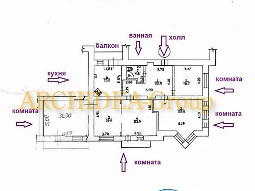 квартира по адресу Институтская ул., 16