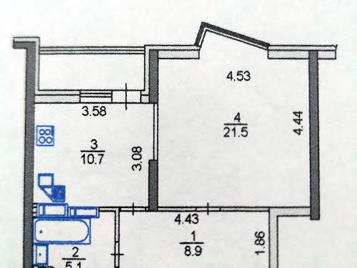 квартира по адресу Драгоманова ул., 2-Б