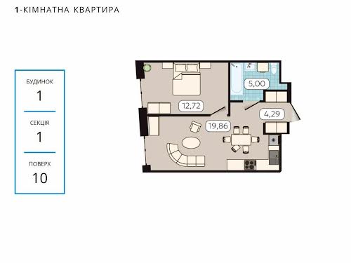 квартира по адресу Львов, Садовая ул., 2а