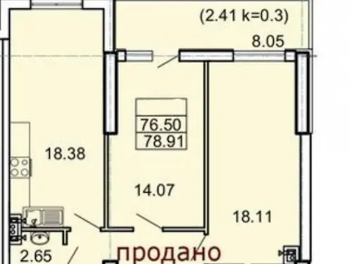 квартира по адресу Фонтанская дорога ул., 25